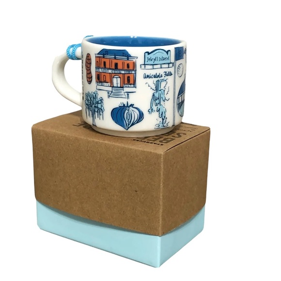 ☕️ Starbucks Been There Collection Georgia Peach Christmas Ornament Mini mug - Picture 4 of 6